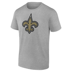 Fanatics New Orleans Saints Primary Logo T-Shirt Heather Gray