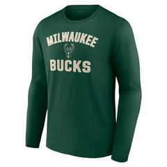 Milwaukee Bucks Victory Arch Team Long Sleeve T-Shirt Green