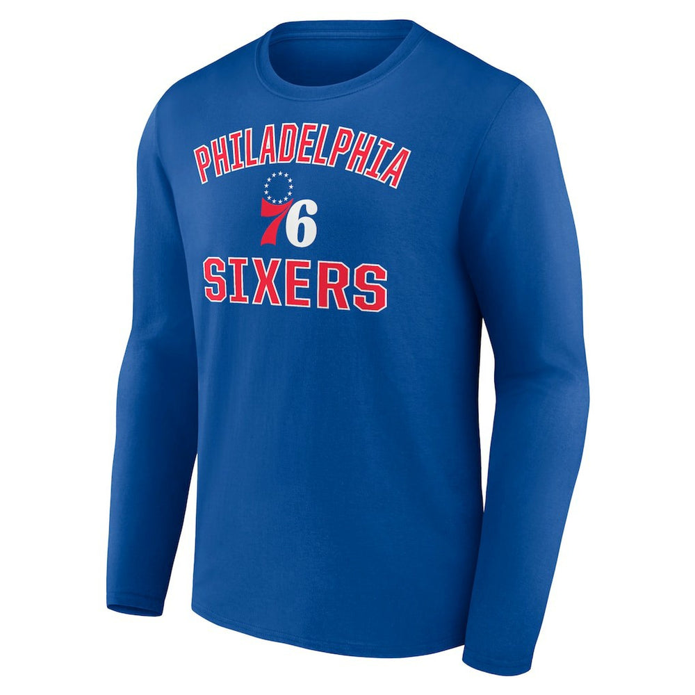 Philadelphia 76ers Victory Arch Team Long Sleeve T-Shirt Royal
