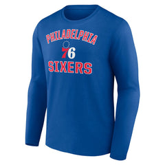Philadelphia 76ers Victory Arch Team Long Sleeve T-Shirt Royal