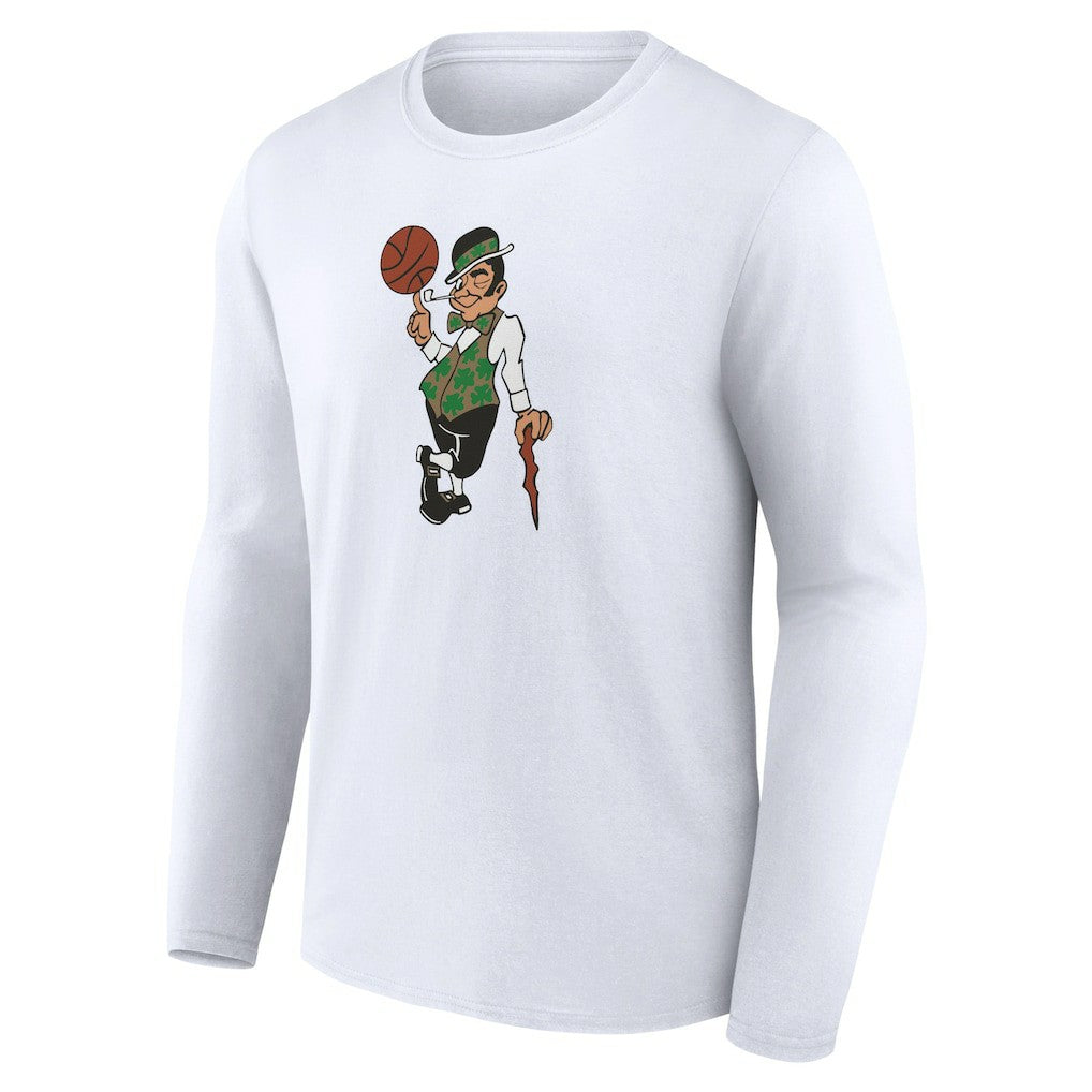 Boston Celtics Alternate Logo Long Sleeve T-Shirt White