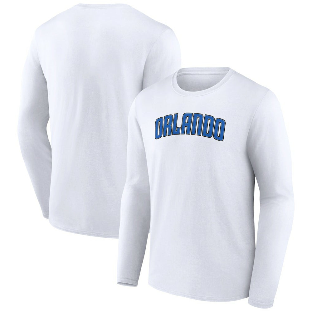 Orlando Magic Alternate Logo Long Sleeve T-Shirt White
