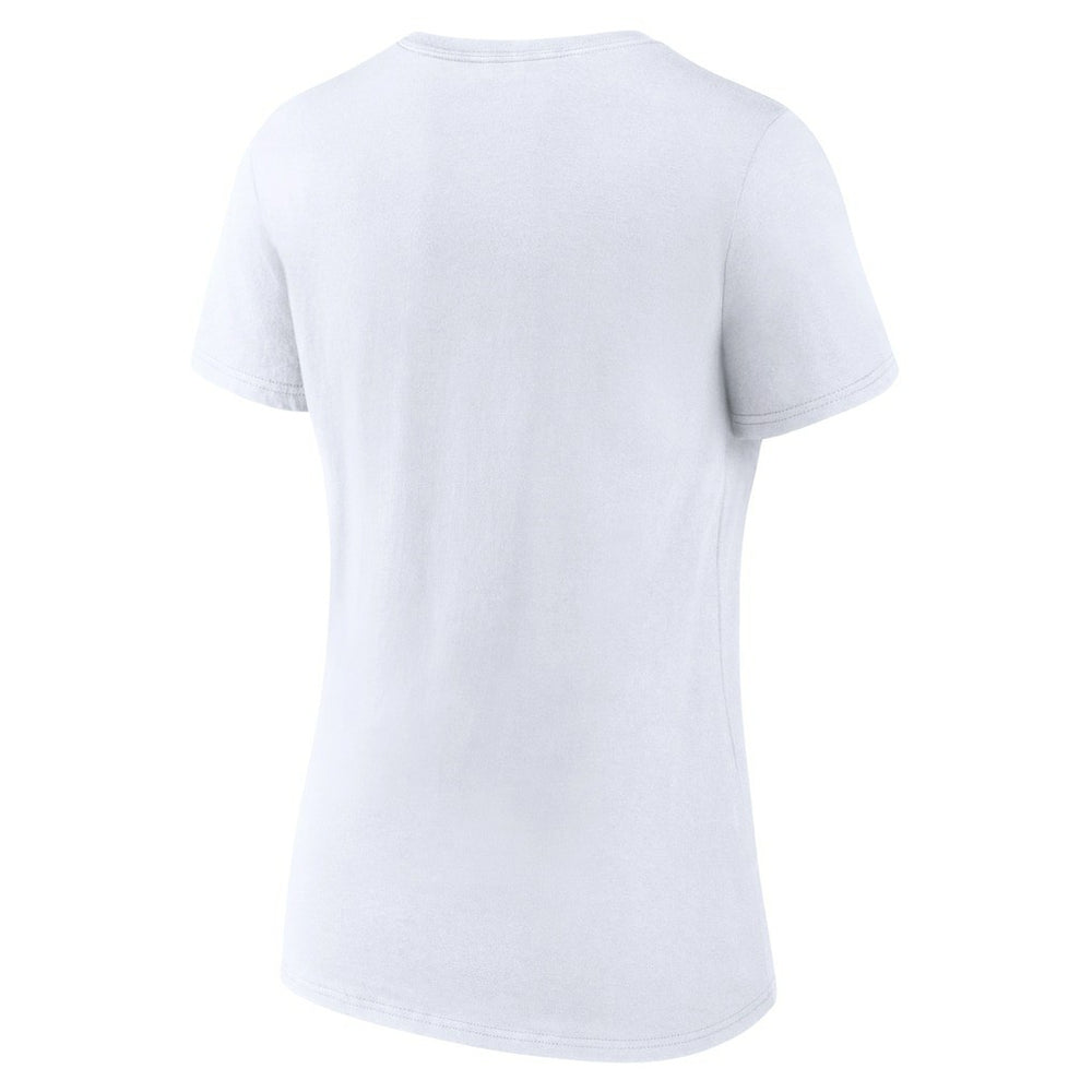 Chicago Bulls Women's Alternate Logo V-Neck T-Shirt White