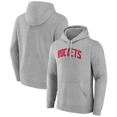 Houston Rockets Alternate Logo Pullover Hoodie Gray
