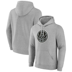 San Antonio Spurs Alternate Logo Pullover Hoodie Gray