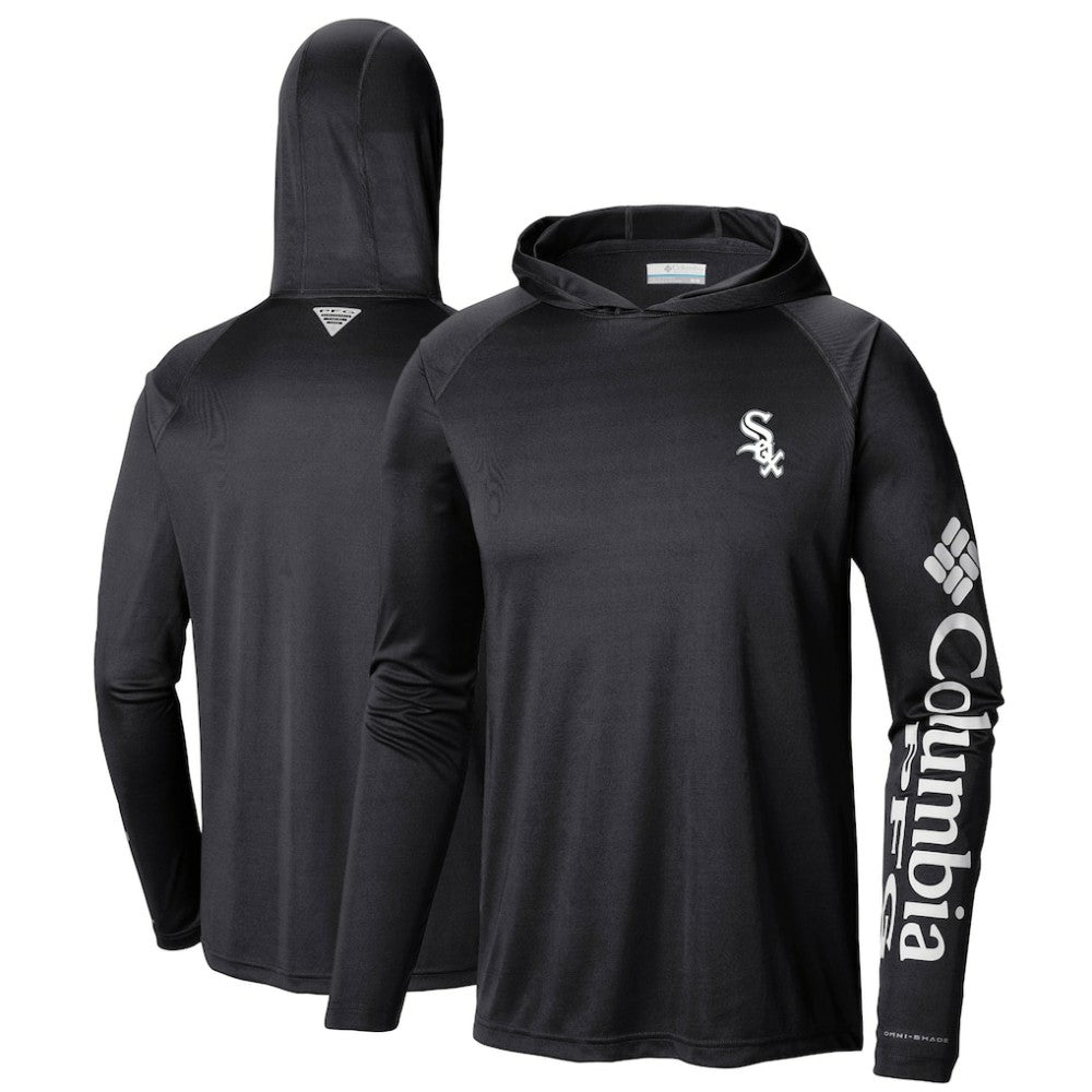 Chicago White Sox Columbia Terminal Tackle Long Sleeve Hoodie T-Shirt - Black - Columbia Lifestyle