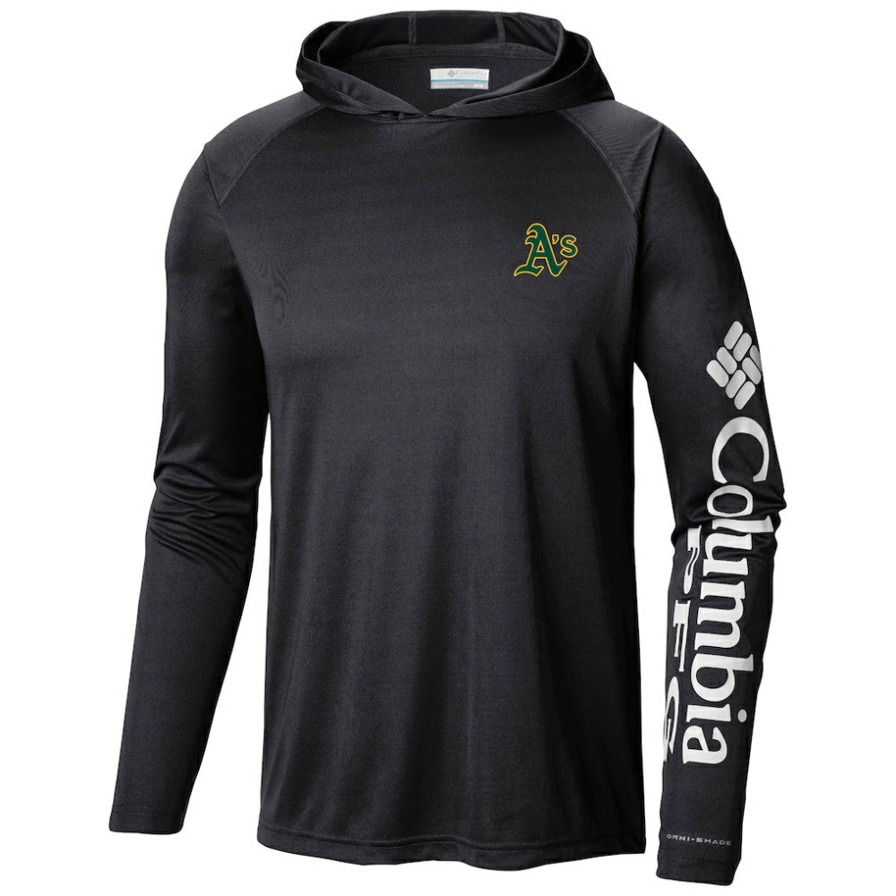 Athletics Columbia Terminal Tackle Long Sleeve Hoodie T-Shirt - Black - Columbia Discount