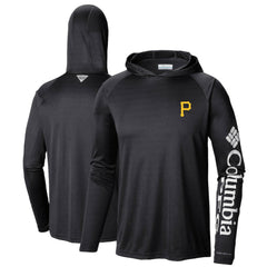 Pittsburgh Pirates Columbia Terminal Tackle Long Sleeve Hoodie T-Shirt - Black - Columbia Online