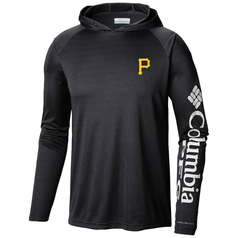 Pittsburgh Pirates Columbia Terminal Tackle Long Sleeve Hoodie T-Shirt - Black - Columbia Online