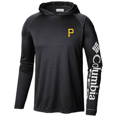 Pittsburgh Pirates Columbia Terminal Tackle Long Sleeve Hoodie T-Shirt - Black - Columbia Online