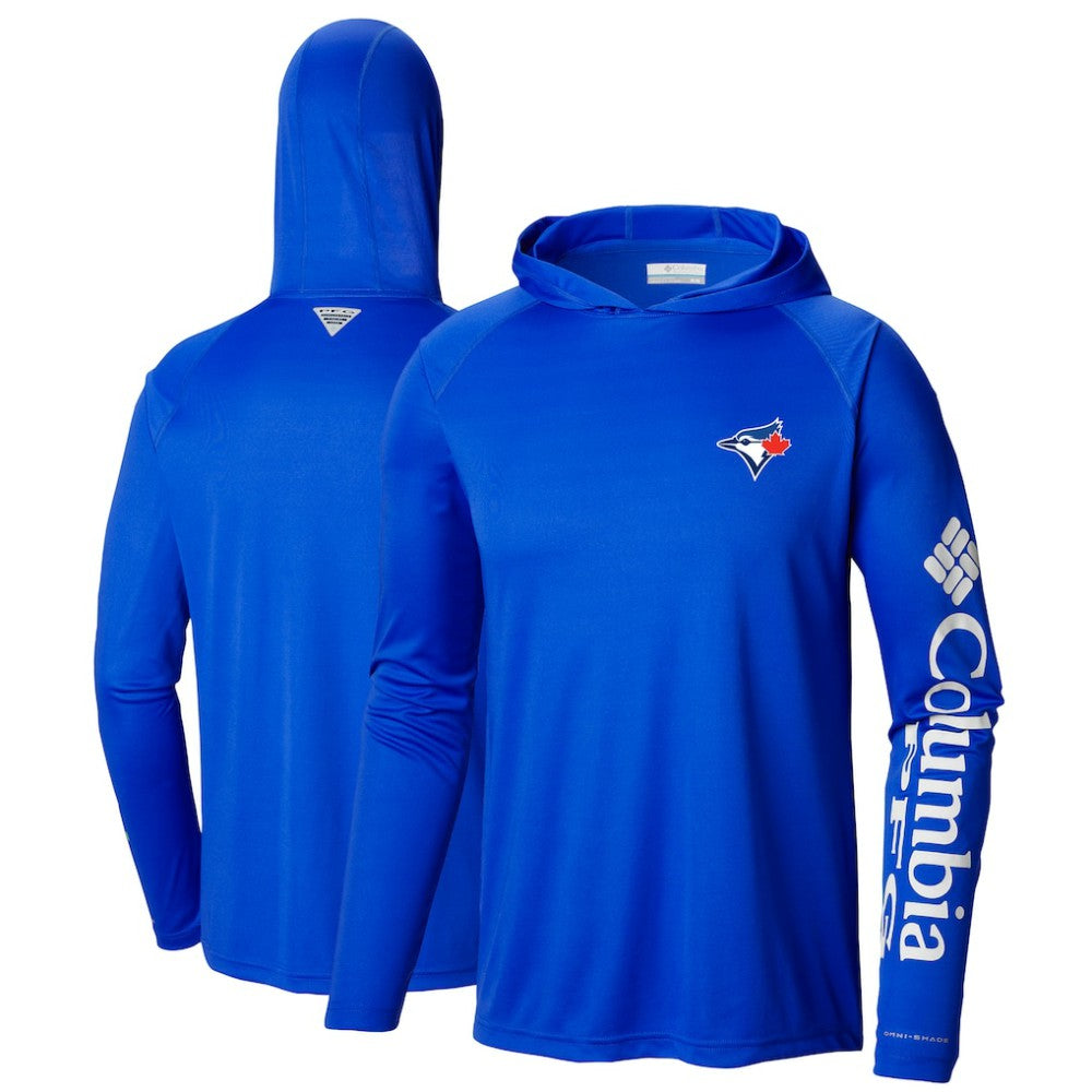 Toronto Blue Jays Columbia Terminal Tackle Long Sleeve Hoodie T-Shirt - Royal - Columbia on Sale
