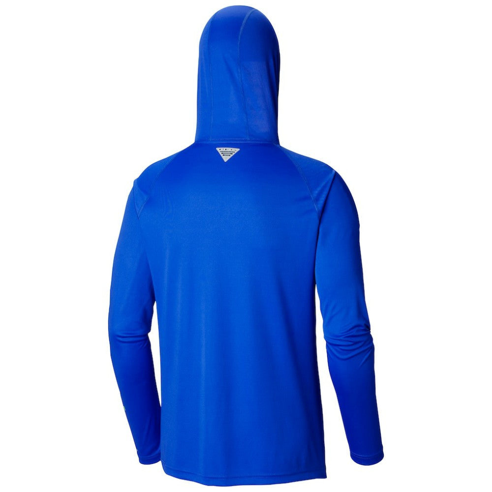 Texas Rangers Columbia Terminal Tackle Long Sleeve Hoodie T-Shirt - Royal - Columbia Online