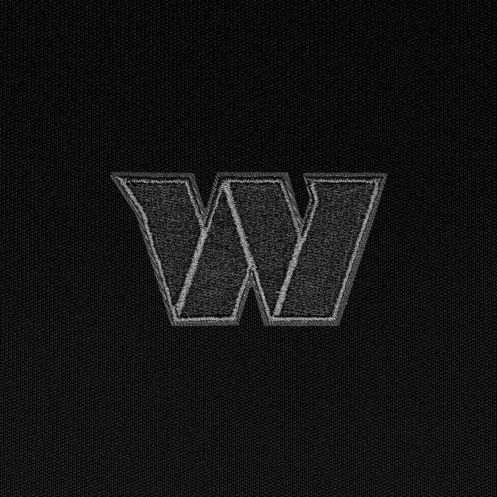 Washington Commanders Antigua Women's Tonal Logo Protect Full-Zip Hoodie Jacket Black/Charcoal