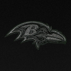 Baltimore Ravens Antigua Tonal Logo Generation Quarter-Zip Pullover Top Black