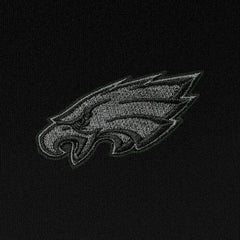 Philadelphia Eagles Antigua Tonal Logo Generation Quarter-Zip Pullover Top Black