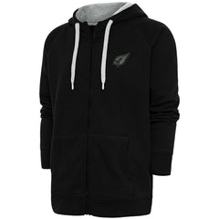 Arizona Cardinals Antigua Tonal Logo Victory Full-Zip Hoodie Black