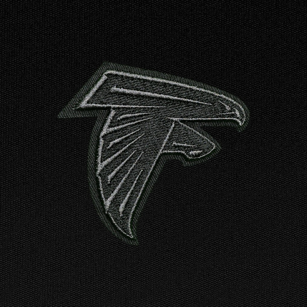 Atlanta Falcons Antigua Tonal Logo Victory Pullover Hoodie Black
