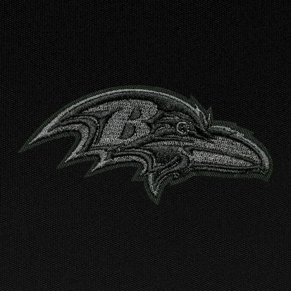 Baltimore Ravens Antigua Tonal Logo Victory Pullover Hoodie Black