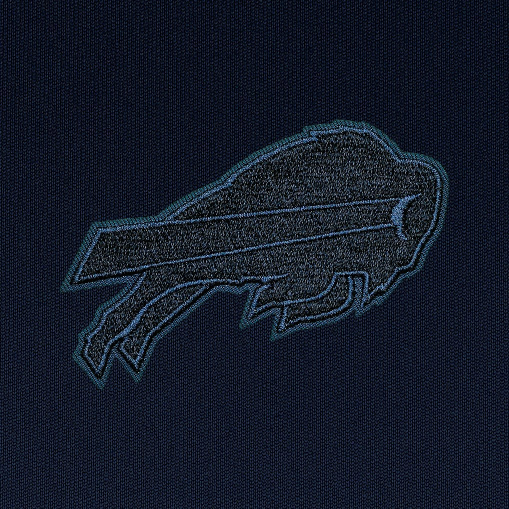 Buffalo Bills Antigua Tonal Logo Victory Pullover Hoodie Navy
