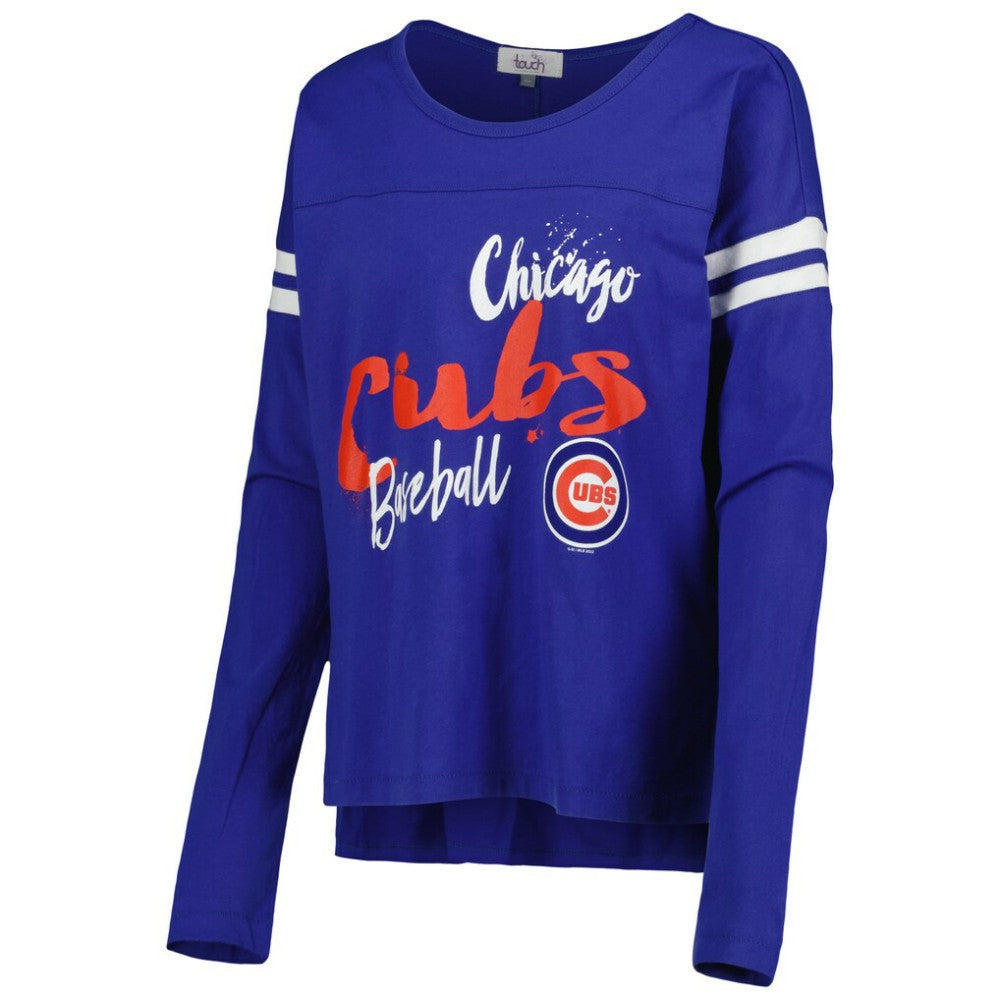 Chicago Cubs Touch Women's Free Agent Long Sleeve T-Shirt - Royal - MLB on Sale