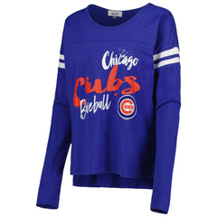 Chicago Cubs Touch Women's Free Agent Long Sleeve T-Shirt - Royal - MLB on Sale
