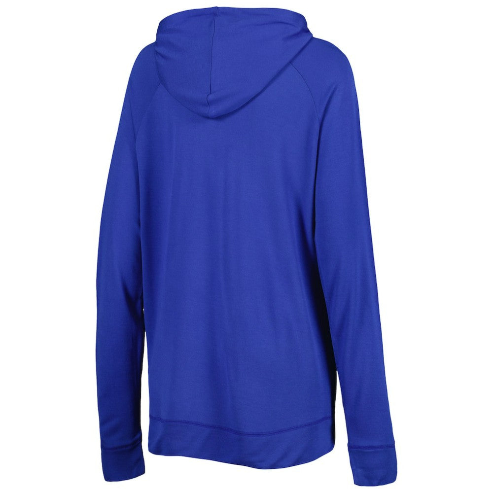 Chicago Cubs Touch Women's Pre-Game Raglan Pullover Hoodie - Royal - MLB Sale