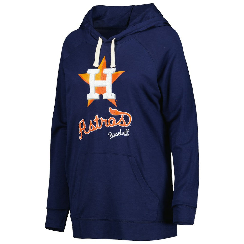 Houston Astros Touch Women's Pre-Game Raglan Pullover Hoodie - Navy - MLB on Sale