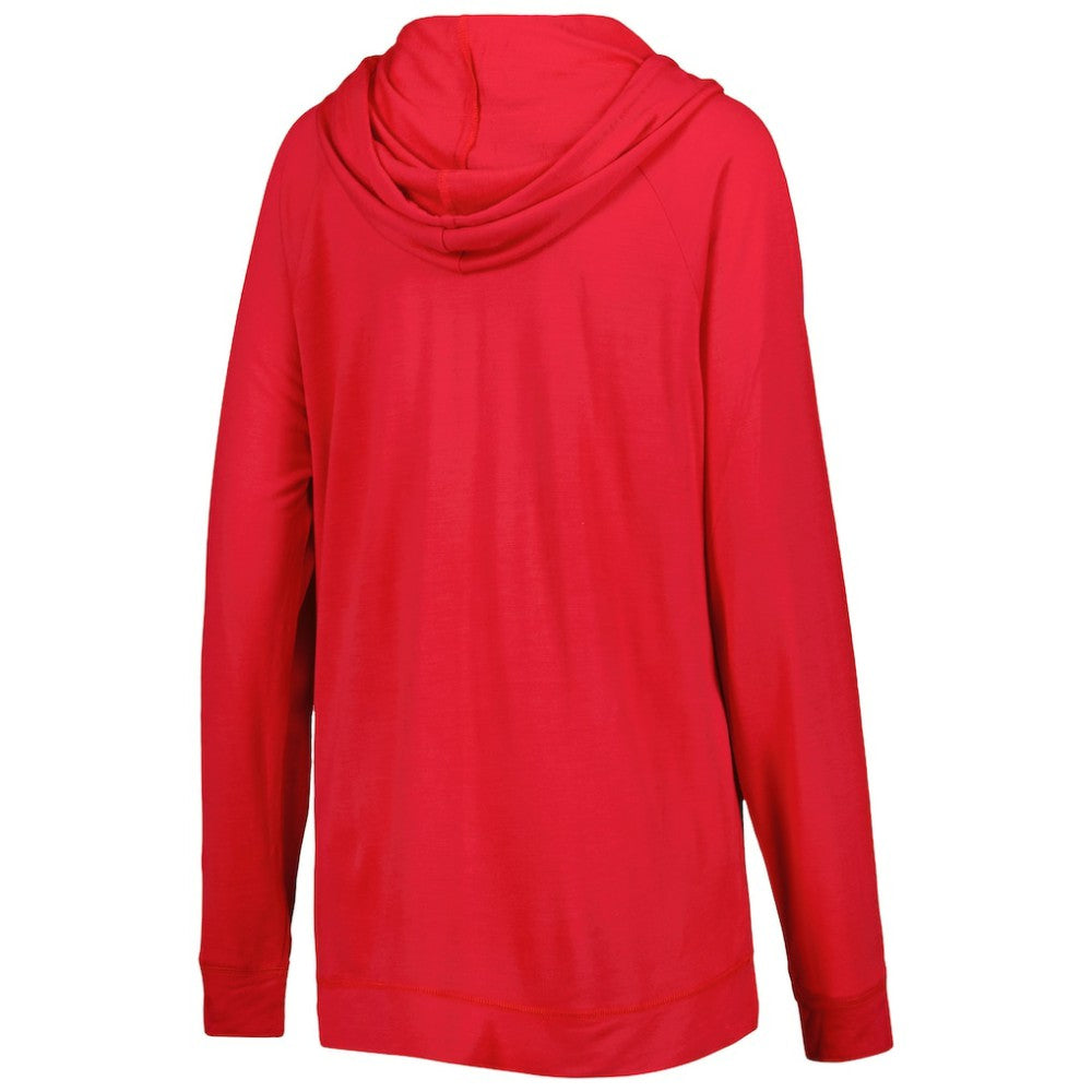 St. Louis Cardinals Touch Women's Pre-Game Raglan Pullover Hoodie - Red - MLB Sale