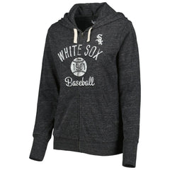 Chicago White Sox Touch Women's Training Camp Tri-Blend Lightweight Full-Zip Hoodie - Black - MLB Lifestyle