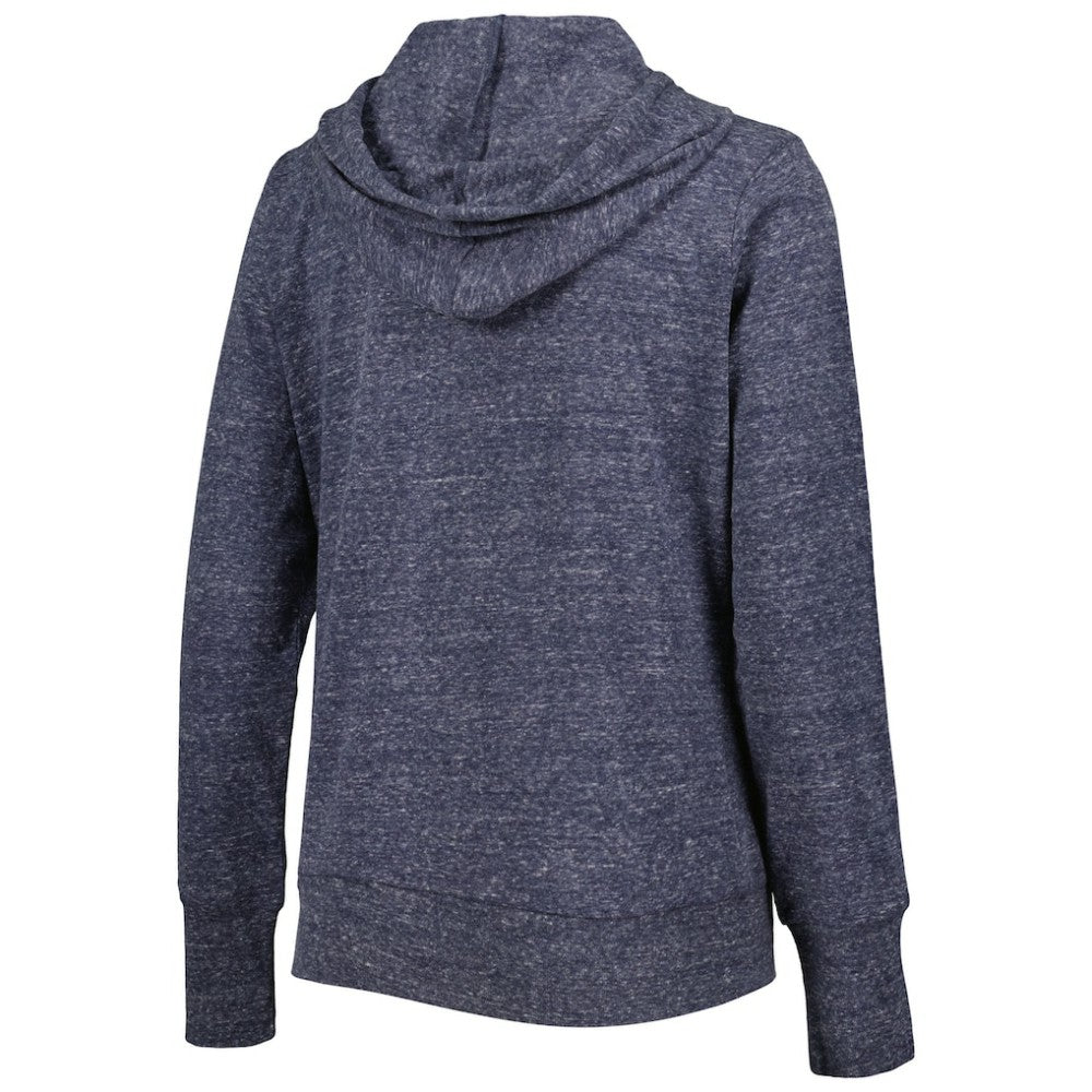 Milwaukee Brewers Touch Women's Training Camp Tri-Blend Lightweight Full-Zip Hoodie - Navy - MLB Discount