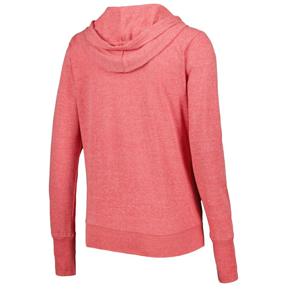 St. Louis Cardinals Touch Women's Training Camp Tri-Blend Lightweight Full-Zip Hoodie - Red - MLB Discount