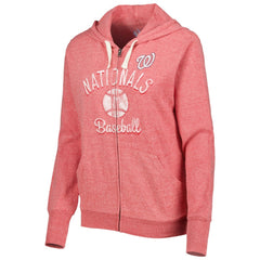 Washington Nationals Touch Women's Training Camp Tri-Blend Lightweight Full-Zip Hoodie - Red - MLB Online