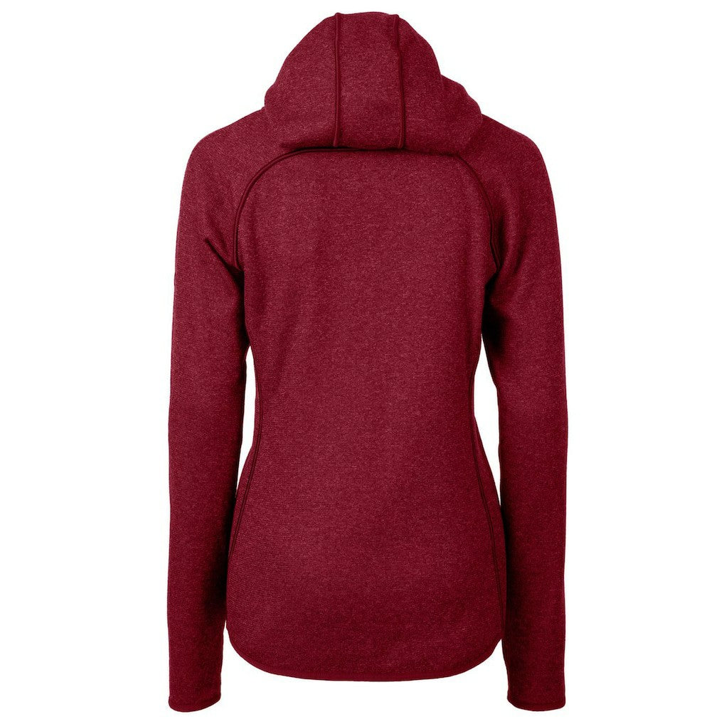 San Francisco 49ers Cutter & Buck Women's Throwback Logo Mainsail Full-Zip Jacket Scarlet