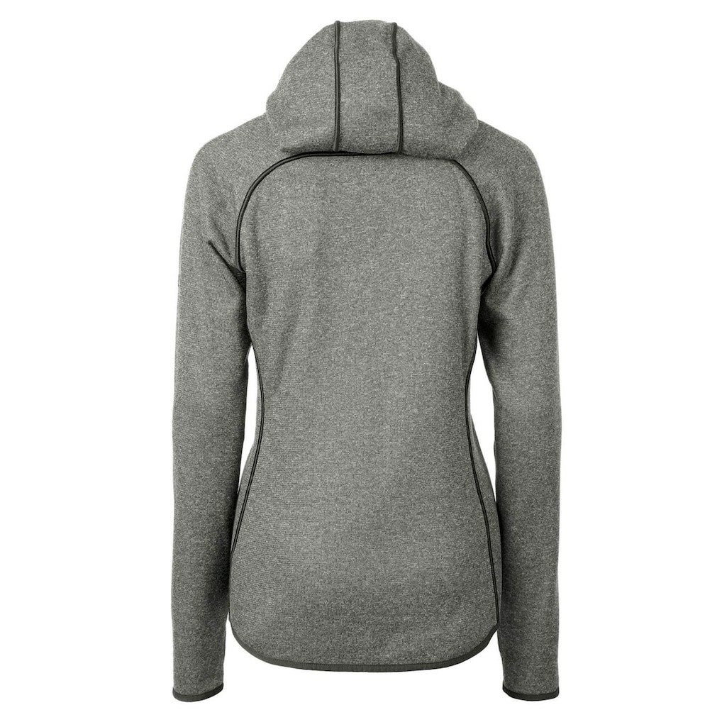 Cincinnati Bengals Cutter & Buck Women's Throwback Logo Mainsail Full-Zip Jacket Heather Gray