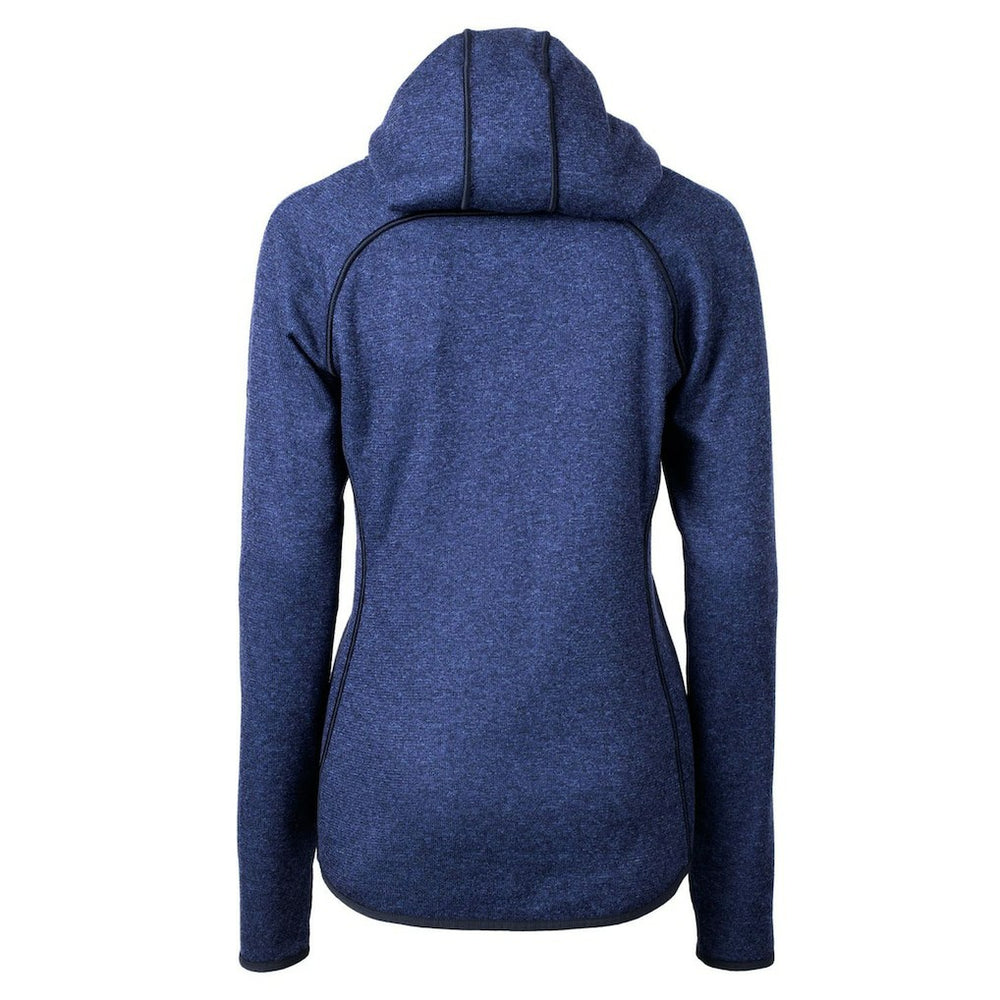 Denver Broncos Cutter & Buck Women's Throwback Logo Mainsail Full-Zip Jacket Heather Royal