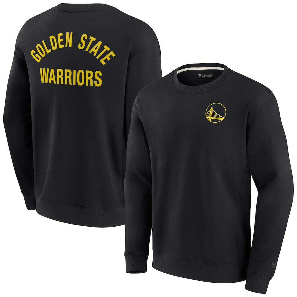 Golden State Warriors Unisex Elements Super Soft Fleece Pullover Sweatshirt for sale Black | Fanatics