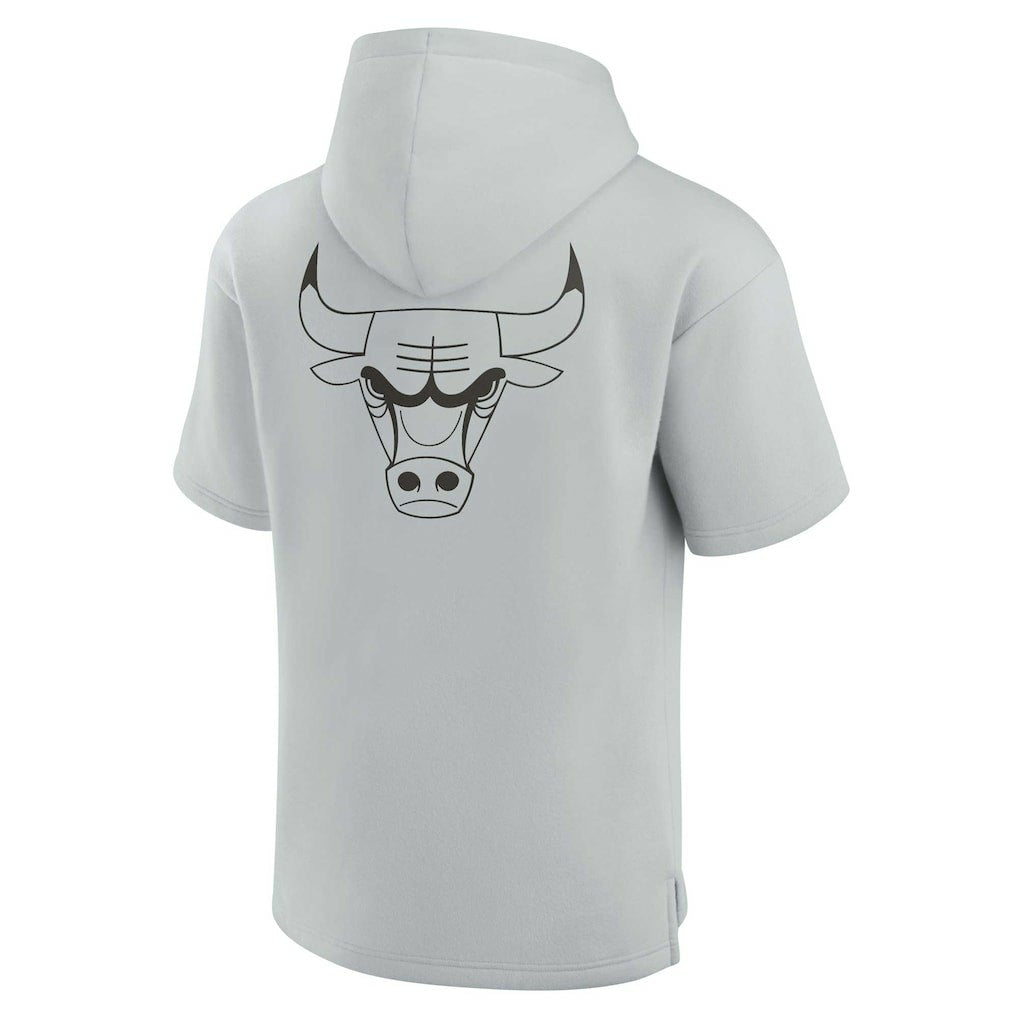 Chicago Bulls Unisex Elements Super Soft Fleece Short Sleeve Pullover Hoodie for sale Gray | Fanatics Near Me