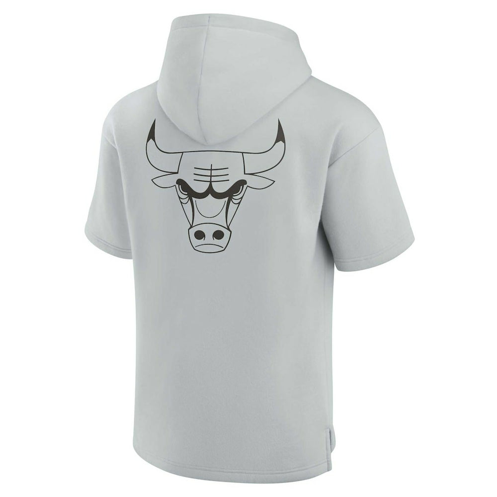 Chicago Bulls Unisex Elements Super Soft Fleece Short Sleeve Pullover Hoodie for sale Gray | Fanatics Near Me