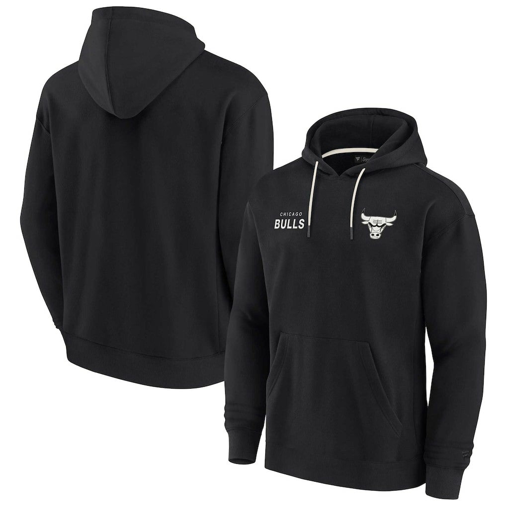 Chicago Bulls Unisex Elements Super Soft Fleece Pullover Hoodie Black | Fanatics for sale