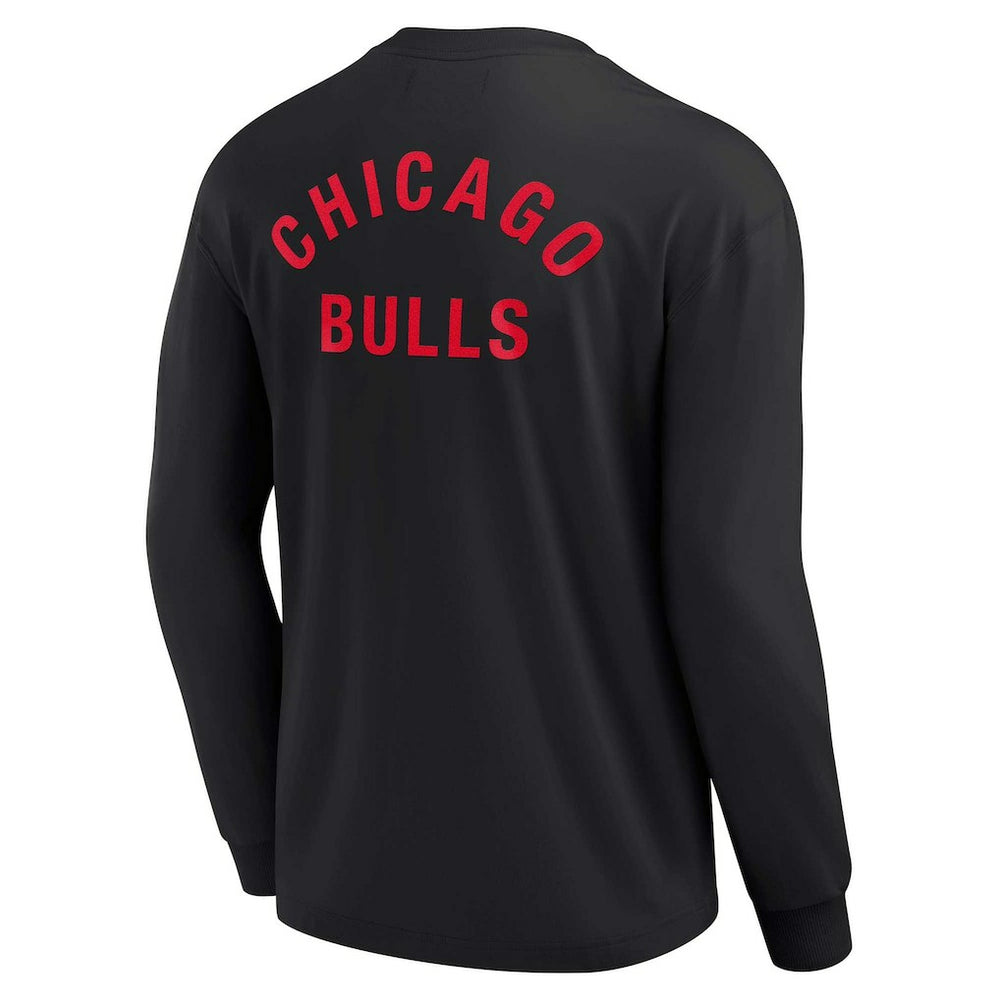 Chicago Bulls Unisex Elements Super Soft Long Sleeve T-Shirt for sale Black | Fanatics Near Me
