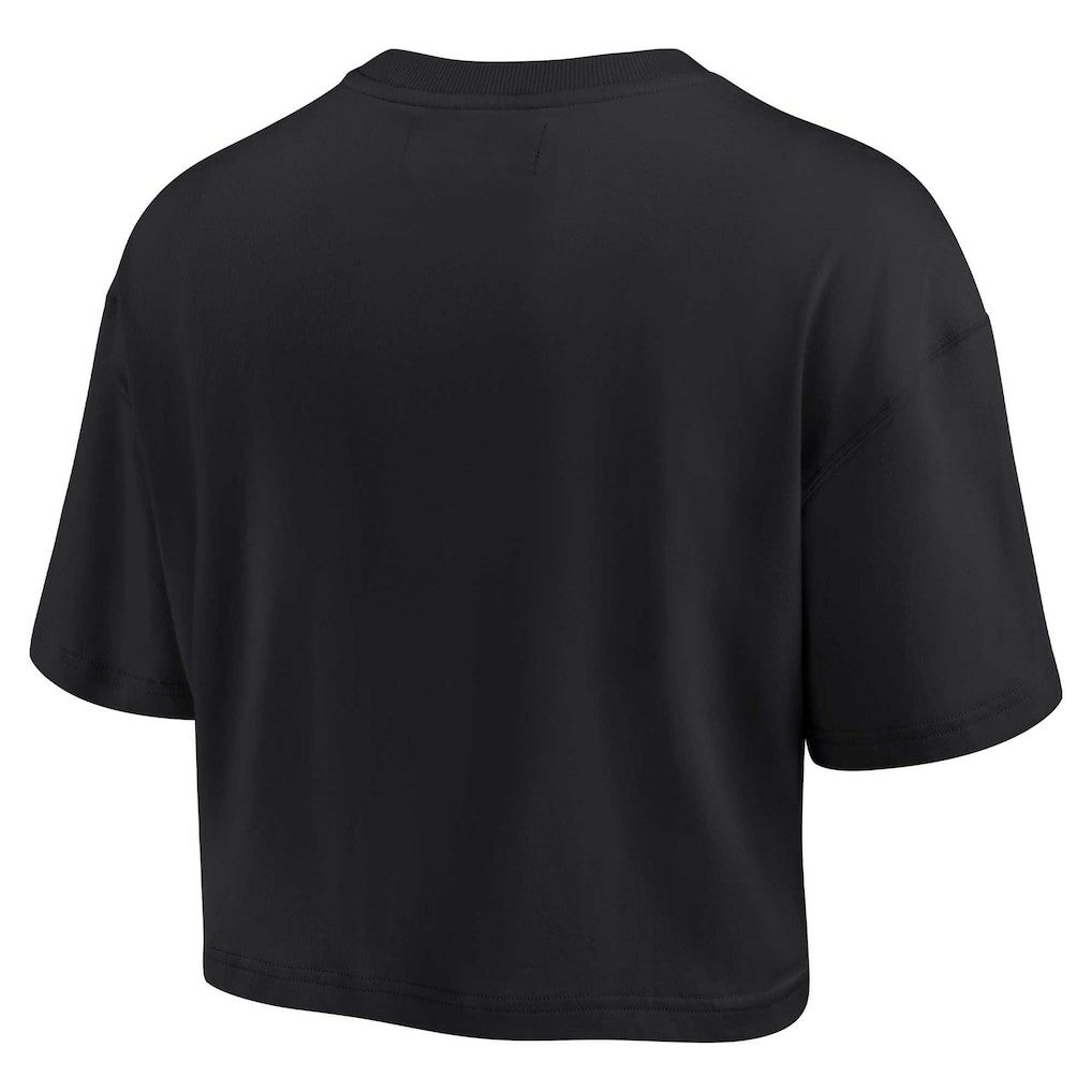 Boston Celtics Women's Elements Super Soft Boxy Cropped T-Shirt Black | Fanatics for sale
