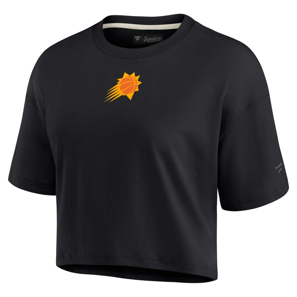 Phoenix Suns Women's Elements Super Soft Boxy Cropped T-Shirt Black | Fanatics discount