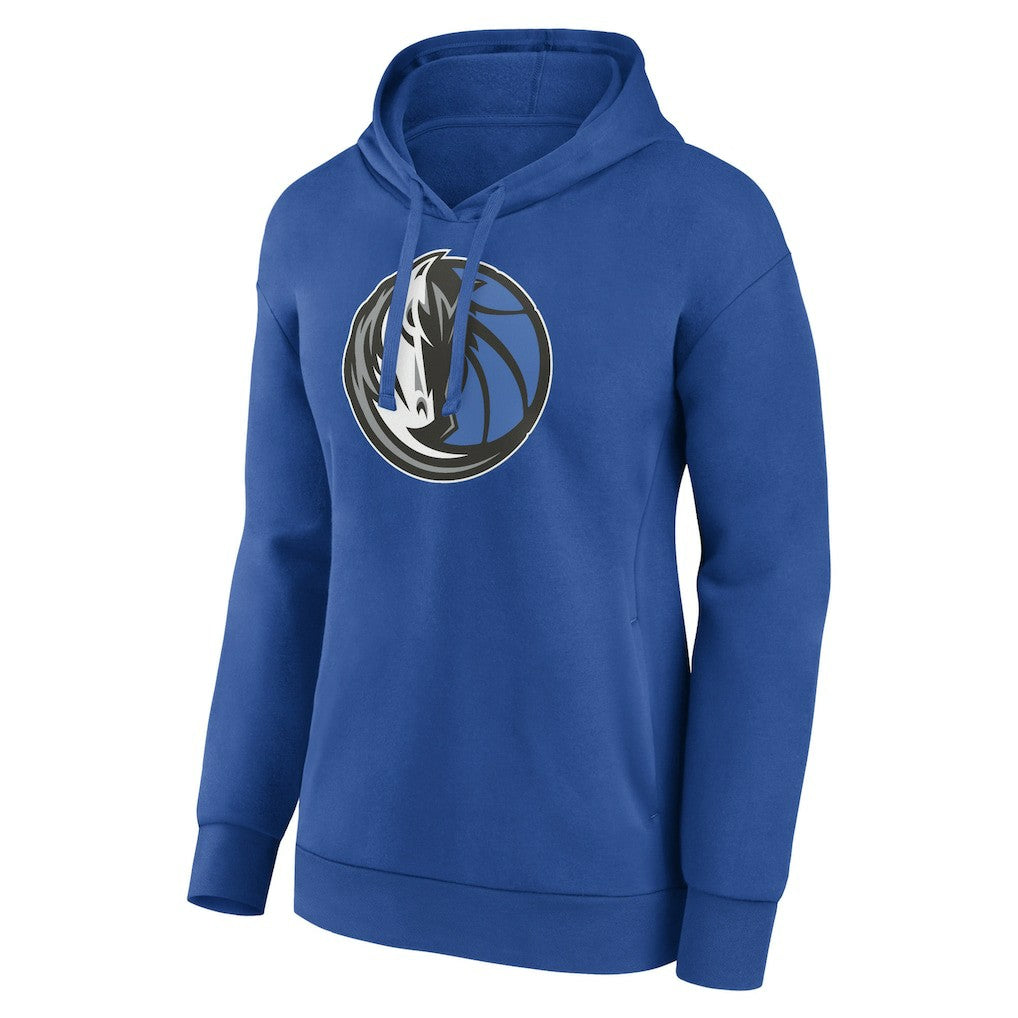 Dallas Mavericks Women's Team Primary Logo Pullover Hoodie Blue