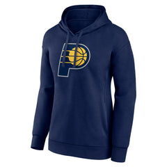 Indiana Pacers Women's Team Primary Logo Pullover Hoodie Navy