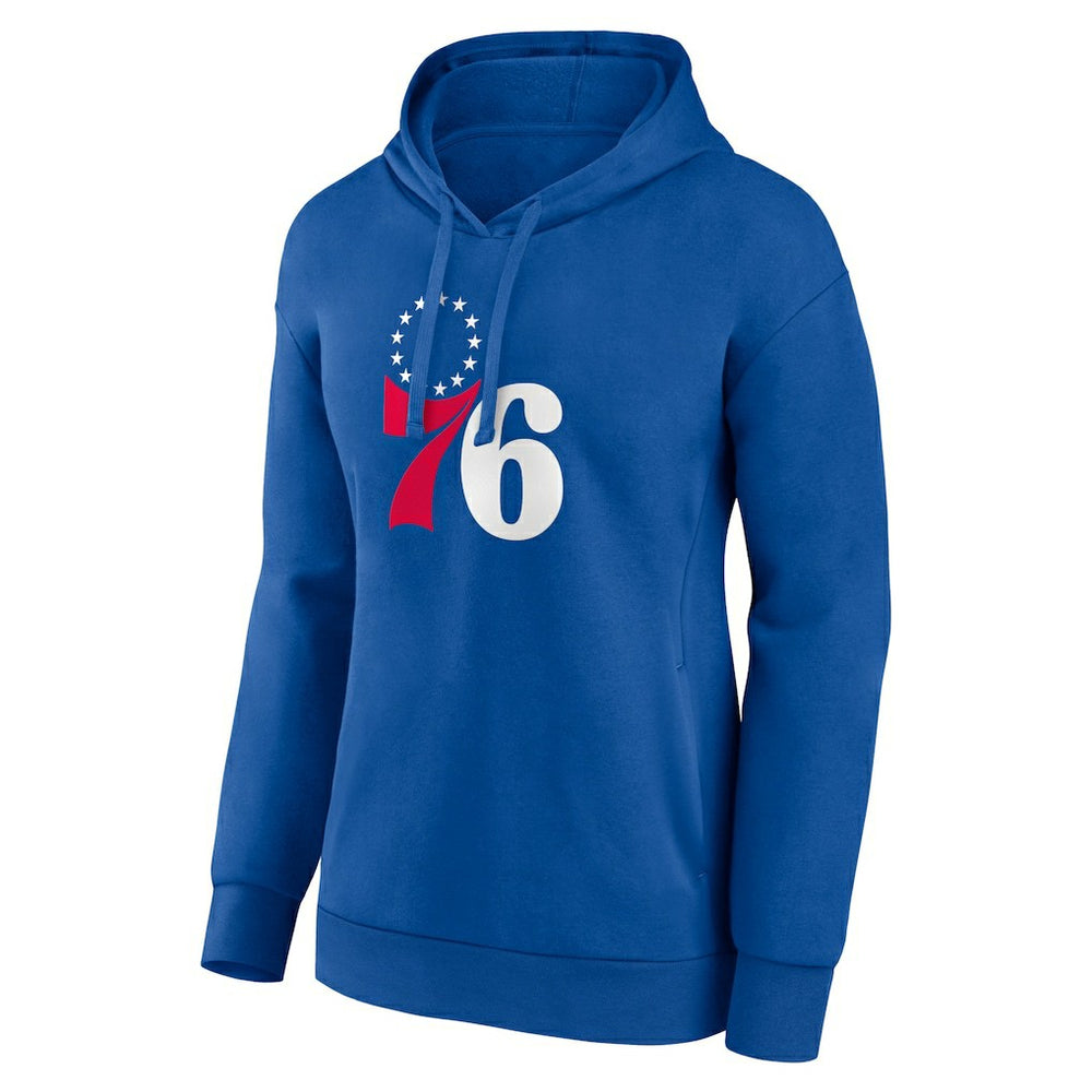 Philadelphia 76ers Women's Team Primary Logo Pullover Hoodie Royal
