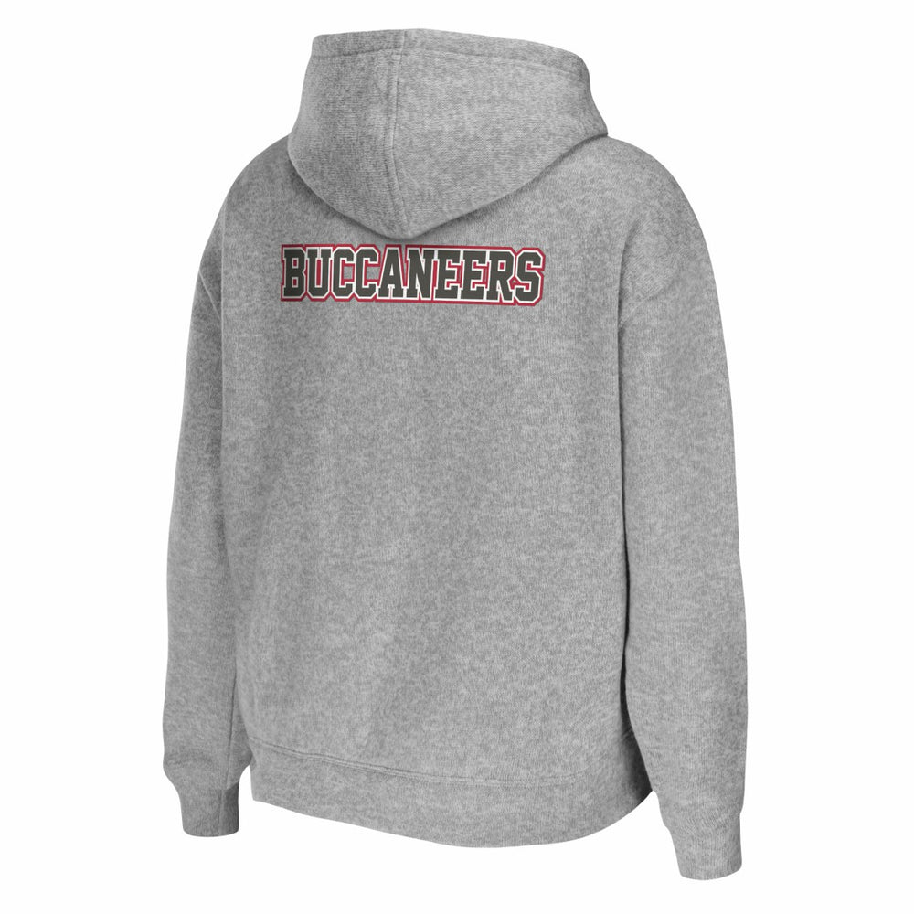 Tampa Bay Buccaneers WEAR by Erin Andrews Women's Team Full-Zip Hoodie Heathered Gray