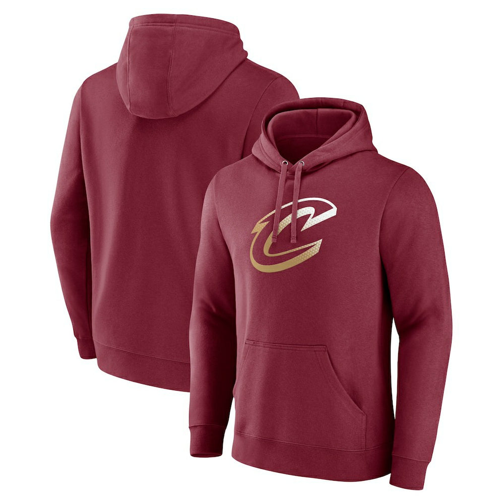 Cleveland Cavaliers Women's Gradient Logo Pullover Hoodie Wine