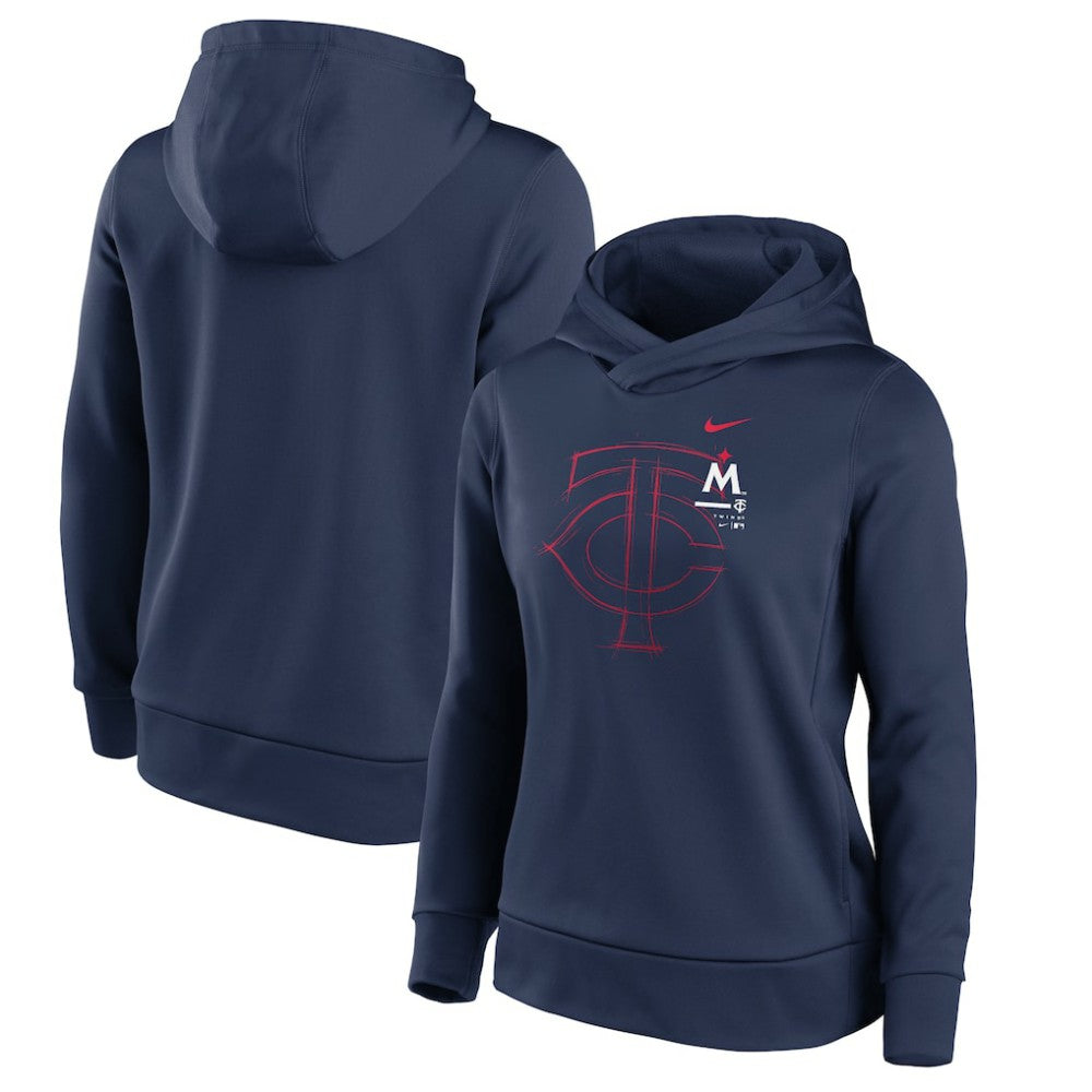 Minnesota Twins Nike Women's 2023 Big Game Fleece Pullover Hoodie - Navy - Nike Online