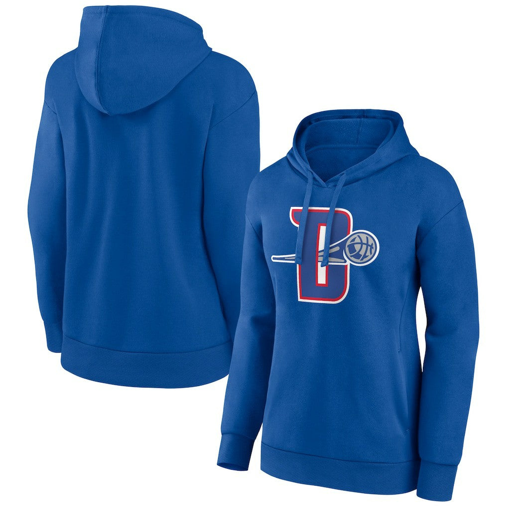 Detroit Pistons Women's Alternate Logo Pullover Hoodie Blue