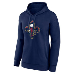 New Orleans Pelicans Women's Alternate Logo Pullover Hoodie Navy